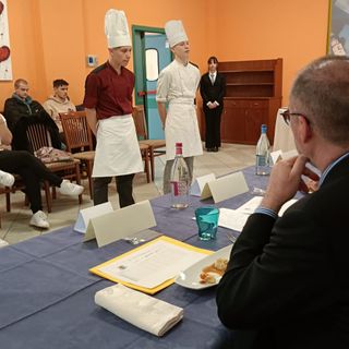 Cinzia Primatesta ospite dell'Istituto Alberghiero di Varallo