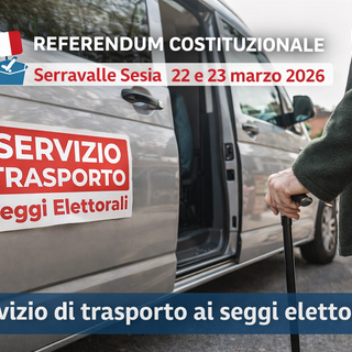 Serravalle Sesia attiva il trasporto ai seggi per il referendum costituzionale