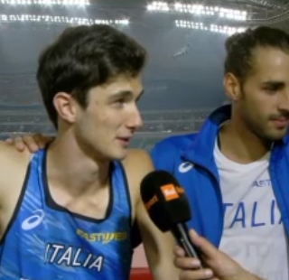 Stefano Sottile e Gianmarco Tamberi ai microfoni di Rai Sport