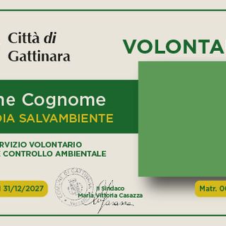 Gattinara lancia il Progetto &quot;SalvAmbiente&quot;: Cittadini protagonisti della tutela del territorio