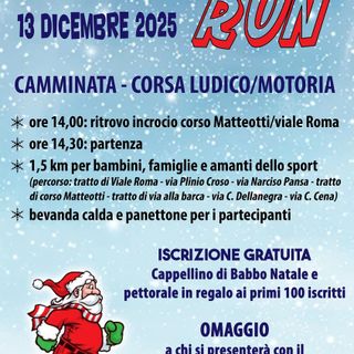 A Borgosesia torna la “Babbo Run”: sabato 13 dicembre una camminata per famiglie, sportivi e piccoli elfi