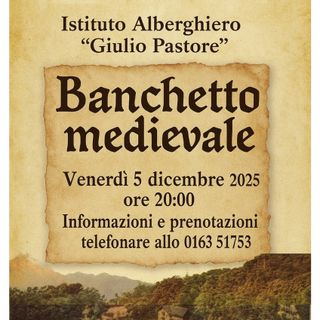 All’Istituto Alberghiero “Giulio Pastore” un banchetto medievale per rivivere i sapori del passato