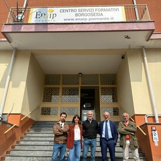 Formazione e giovani, Bonaccio in visita all’ENAIP di Borgosesia