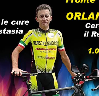 Mille chilometri in 30 ore: il ciclista Borini pedala per Anastasia