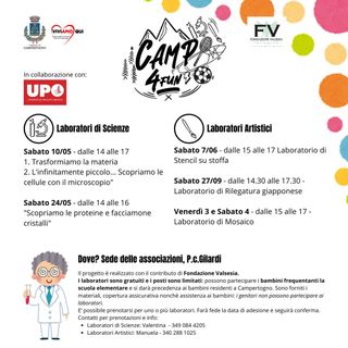 Campertogno: Laboratori di Arte e Scienze per Camp4fun