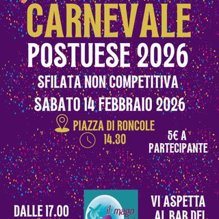 Postua si scalda per il Carnevale Postuese 2026: sfilata in maschera e festa in piazza