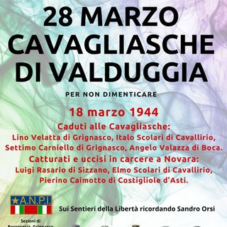 Valduggia ricorda i Caduti delle Cavagliasche con una giornata tra memoria, cammino e letture