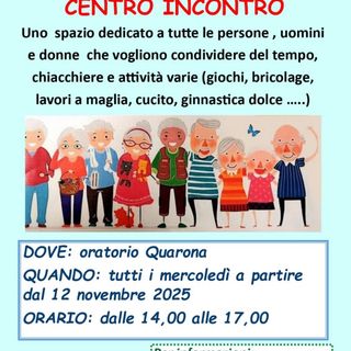 A Quarona apre il nuovo Centro Incontro: un luogo per condividere tempo e attività insieme