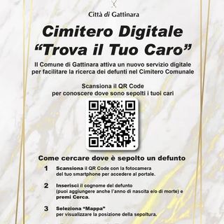 A Gattinara arriva il “Cimitero Digitale”: un QR Code per trovare dove riposano i propri cari