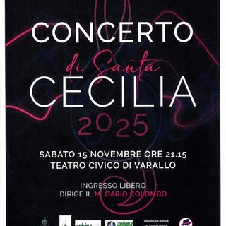 Concerto di Santa Cecilia al Teatro Civico di Varallo