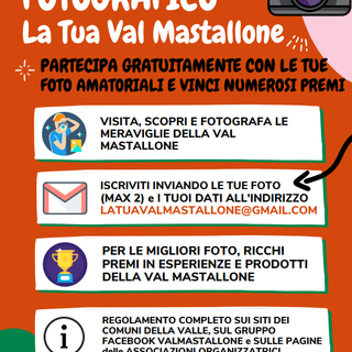 Concorso fotografico dedicato alla Val Mastellone