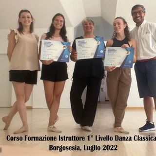 Formazione Istruttore 1 livello danza classica CSEN a Borgosesia
