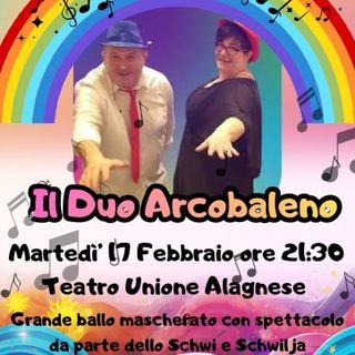 Ad Alagna Valsesia torna il grande ballo mascherato: martedì sera lo show del Duo Arcobaleno
