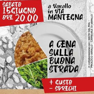 Una cena senza plastica a Varallo, lungo l’antica via Mantegna