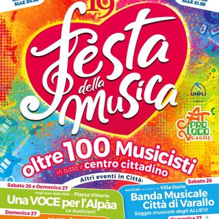 Varallo: E' festa della musica