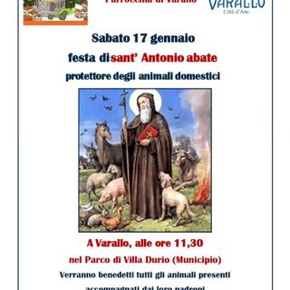 A Varallo la benedizione degli animali per Sant’Antonio Abate
