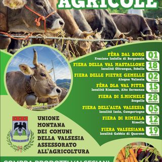 Valsesia: Fiere zootecniche del 2025