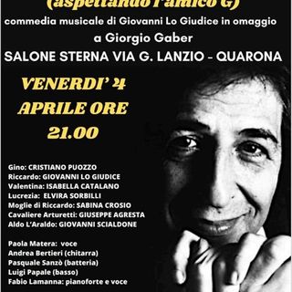A Quarona uno spettacolo in omaggio al genio di Gaber