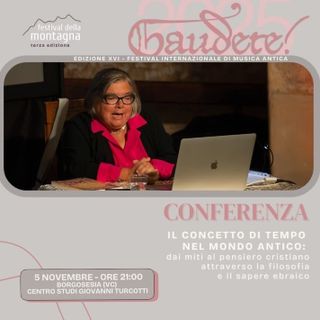 Borgosesia, una serata dedicata alla riflessione sul concetto di tempo nel mondo antico con la professoressa Elena Giannarelli Borgosesia, una serata dedicata alla riflessione sul concetto di tempo nel mondo antico con la professoressa Elena Giannarelli