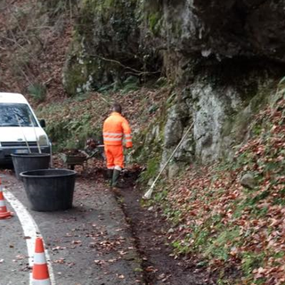 Lavori per la sicurezza della strada della Val Mastallone