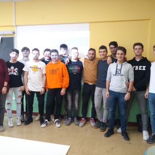 I ragazzi con la professoressa Sandigliano
