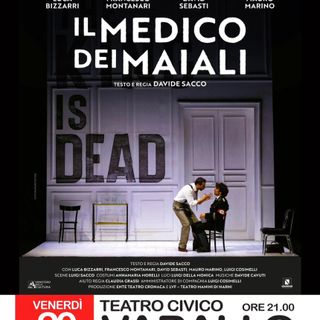 Varallo, al Teatro Civico arriva “Il medico dei maiali” con Luca Bizzarri e Francesco Montanari