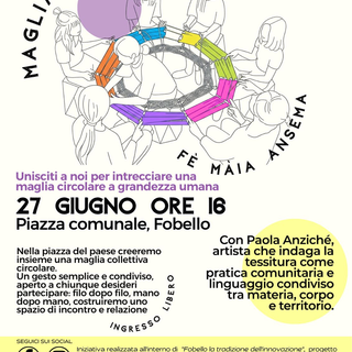 Fobello, “Maglia in Comune” intreccia arte, comunità e territorio