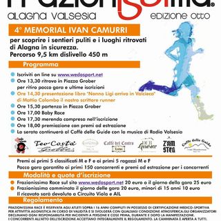 Alagna: sabato 13 settembre si corre la "Frazionissima"