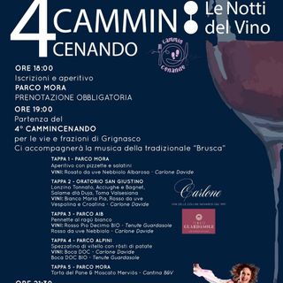 "Cammincenando" torna a Grignasco: ecco il programma della quarta edizione