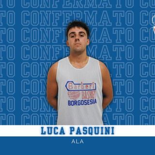 Luca Pasquini confermato in maglia Barberi Valsesia Basket per la prossima stagione