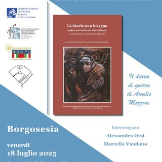 Borgosesia, presentazione del libro "La Storia non insegna"