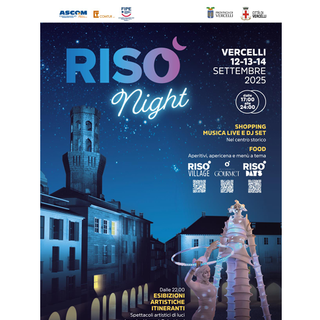 Vercelli si prepara alle Riso’ Night: tre giorni di gusto, musica e spettacolo