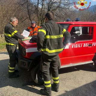 Incendio a Boccioleto, richiesto l'intervento anche del canadair