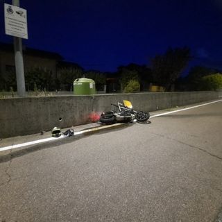 Piatto, investe un capriolo con la moto, grave un uomo di 52 anni