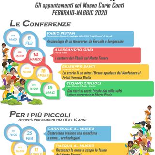 Borgosesia: Pomeriggi al Museo Carlo Conti con conferenze e laboratori