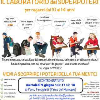 Quarona: Arriva il laboratorio dei super poteri