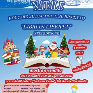 Varallo, tutto pronto per “Libri in Libertà”: dal 5 dicembre torna la mostra-vendita natalizia in Biblioteca