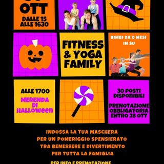 FITNESS &amp; YOGA FAMILY: Halloween tra benessere e divertimento a Borgosesia