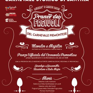 Pranzo dei Fagiuoli al carnevale di Santhià