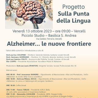 &quot;Alzheimer...le nuove frontiere&quot;: il 13 ottobre un convegno dedicato alle attività territoriali