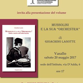 Varallo: Presentazione volume "Mussolini e la sua Orchestra"