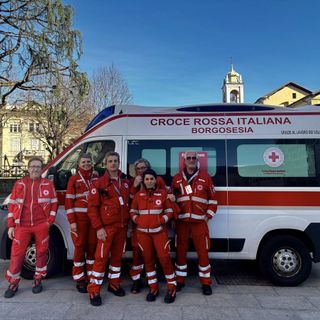 Borgosesia, al Mercü Scurot la Croce Rossa Italiana in servizio con 22 volontari