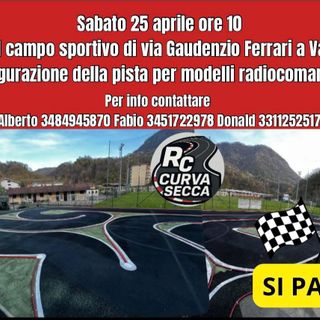 A Valduggia inaugura il miniautodromo per modelli radiocomandati: nuovo spazio al campo sportivo comunale