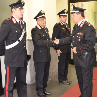 Il Generale Mariano Mossa in visita al Comando Provinciale di Vercelli