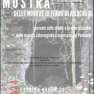 A Postua la mostra sulle miniere di ferro di Ailoche