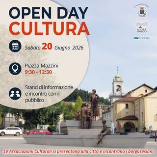Open Day della Cultura a Borgosesia, le associazioni incontrano la città