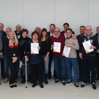 Alcuni degli imprenditori premiati dalla Camera di Commercio con il Marchio di Qualità