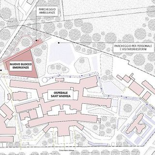 Al via la realizzazione del nuovo blocco ospedaliero del Sant'Andrea