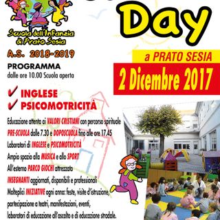 Open Day alla scuola d'infanzia di Prato Sesia