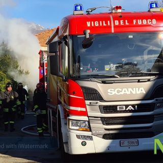 Coggiola, principio d'incendio in casa: in azione i Vigili del Fuoco (foto di repertorio)